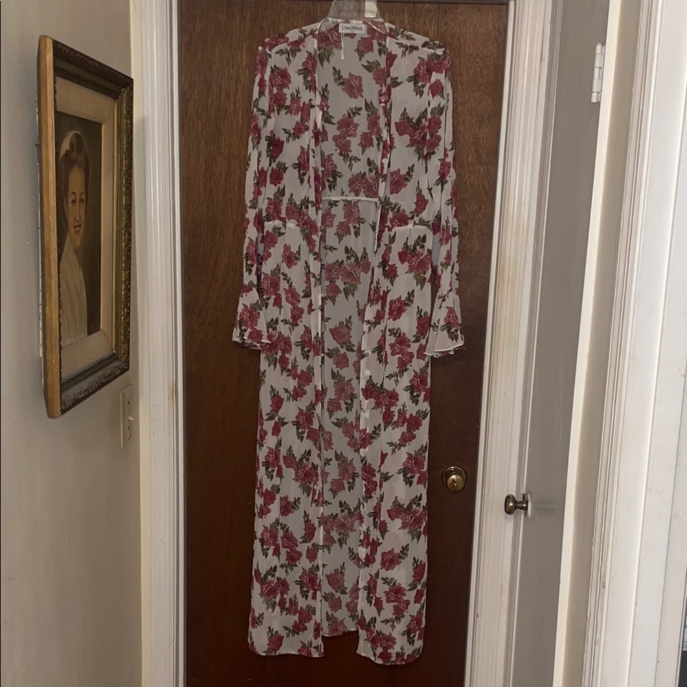 Floral Long Robe